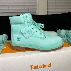 Timberland Boots 50th Anniversary Tiffany Blue BRAND NEW!